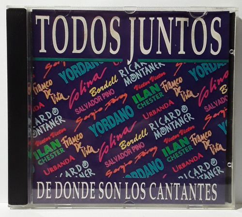 Cd De Donde Son Los Cantantes - Todos Juntos