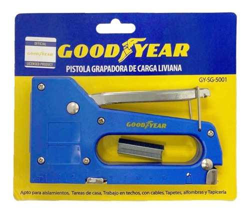 Engrampadora Goodyear Trabajo 4 - 8 Mm Tapetes Alfombras