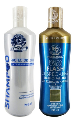Herbacol Shampoo + Cubrecanas Rubio Medi - g a $274