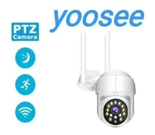 Imagen 2 de 7 de Pack X2 Cámara Infrarrojo Impermeable Wifi Hd 2 Antena Icsee