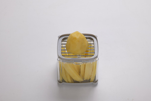 Corta Papa Filoshark Mandolina Verduras Baston Papas Fritas Color Gris