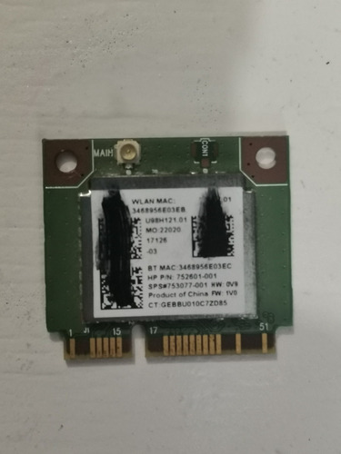 Hp 15 P201la K8n48la Antena Inalambrica (Usado)
