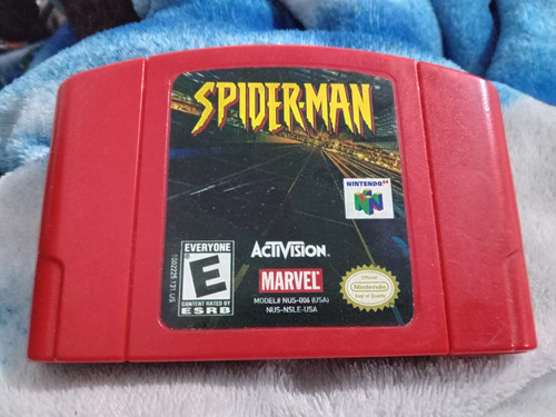 Spiderman Portada Impresa Para Nintendo 64, Excelente Titulo