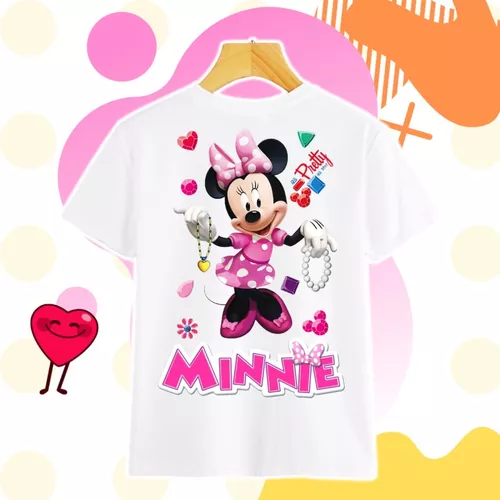 Dar Huelga Gracias por tu ayuda Camisetas De Minnie Para Niñas - Piel De Durazno - Sublimada