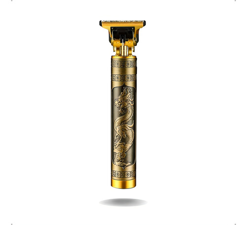 Maquina Cortar Cabelo Barba Dragão Acabamento Sem Fio Detalhe