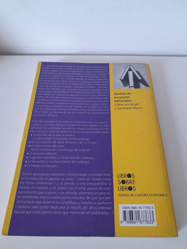 Gestion De Proyectos Editoriales Gill Davies Fondo (Usado)