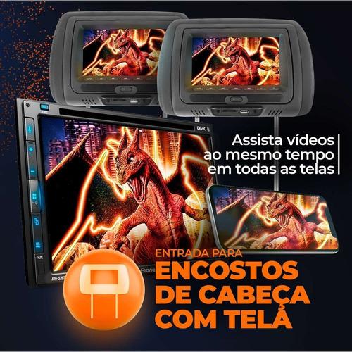 Imagem 10 de 10 de Central Pioneer Avh-z5280tv Gps Dvd Completa Tucson 05 A 13