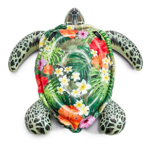 Flotador Inflable Tortuga Tropical 191cm Intex 57555