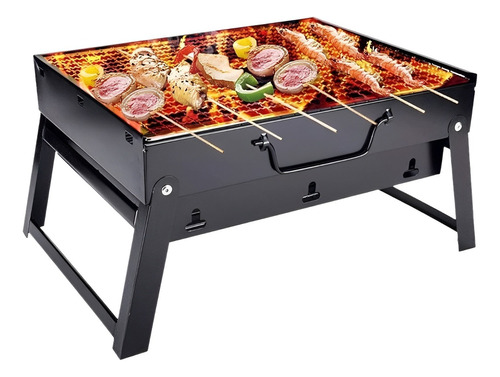 Parrillera Plegable De Carbon Asador Grill Mini Parrilla