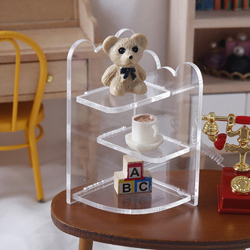 Estante De Exhibición Para Casa De Muñecas, Miniatura