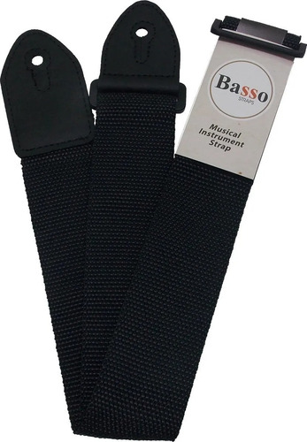 Correia Basso Basica Ny-01 Sintético Preta P/ Baixo Violão