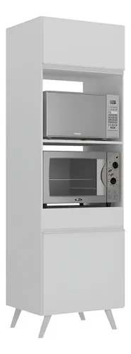 Paneleiro 63cm Para Forno E Micro Veneza Multimóveis V3679 Cor Br...