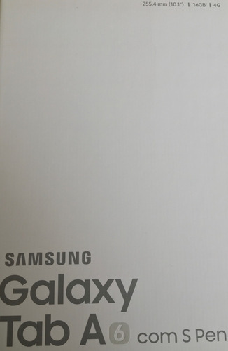 Samsung Galaxy Tab A6 Com S Pen- Tela De 10.1 -16gb 4g