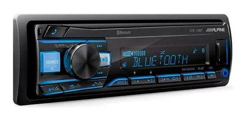 Autoestereo Alpine Bluetooth Multicolor Usb Mp3 Ute-73bt