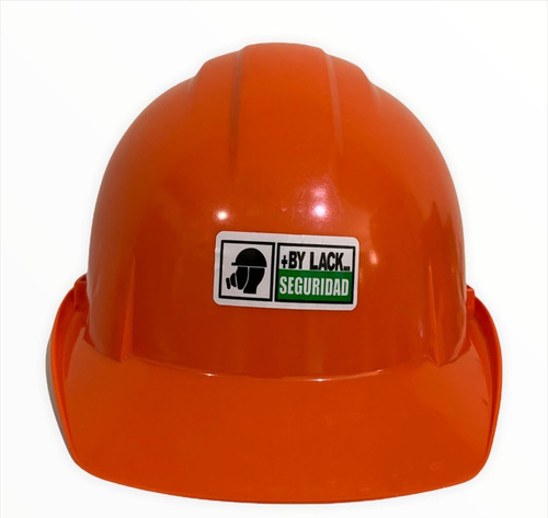 Casco Seguridad By Lack Clase E Susp. Puntos, 25 Pz Naranja