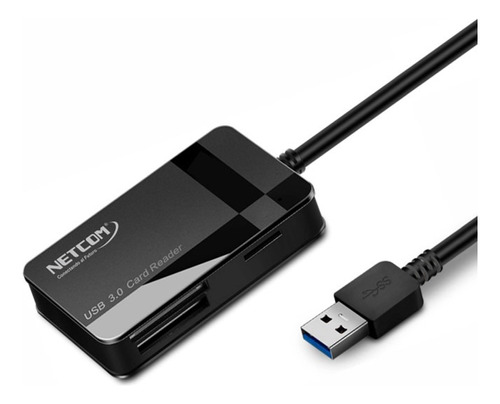 Lector De Memorias 4 En 1 Vía Usb 3.0 Netcom