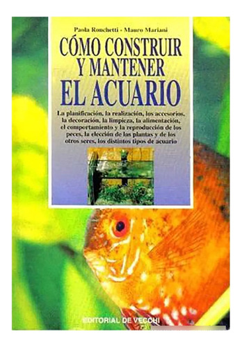 Acuario - Como Construir Y Mantener ,el - Vecchi - #c