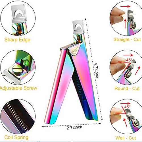 Kit De 4 Herramientas Para Manicura, Alicates Para Pedicura,