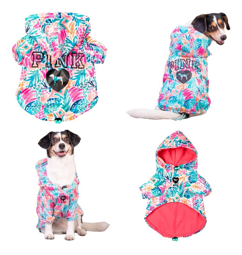 Piloto De Lluvia Aps- Ropa Para Perro -impermeable Pink