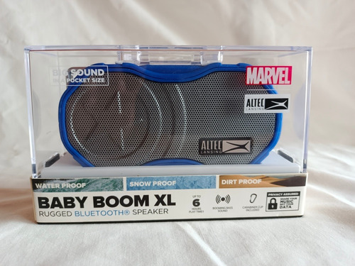 Parlante Baby Boom Xl Capitán América Marvel Bluetooth