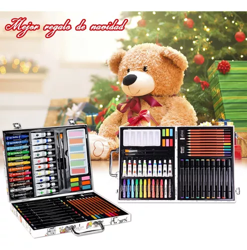 Set De Arte Profesional, Colores Lápices Kit Dibujo 114pcs, Moda de Mujer