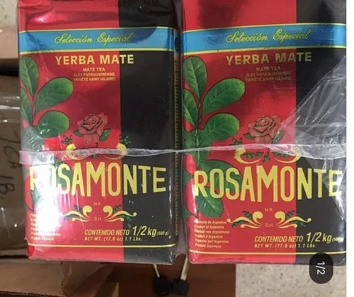 Imagen 2 de 4 de Paquete De Yerbamate Rosa Monte Seleccion Especial Argentino