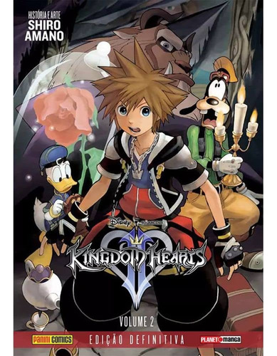 Kingdom Hearts Ii: Edição Definitiva - Volume 2, De Shiro Amaro. Editora Panini Em Português