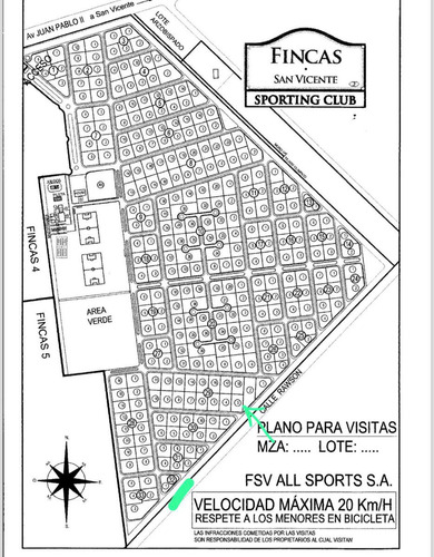Lote En Venta En Fincas Sporting Club. San Vicente.