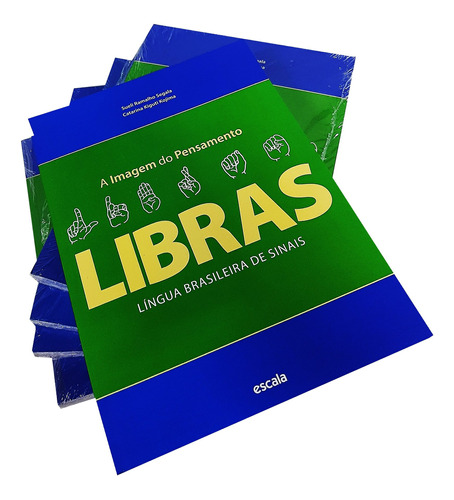 Livro Libras Ilustrado Lingua Brasileira De Sinais Imagem