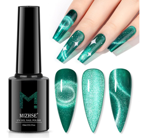 Mizshe - Esmalte De Uñas De Gel Con Imán De Ojo De Gato, .