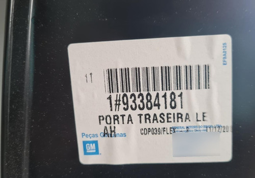 Imagem 6 de 10 de Porta Traseira Esquerda S10 Cd 1996 A 2011 - 93384181
