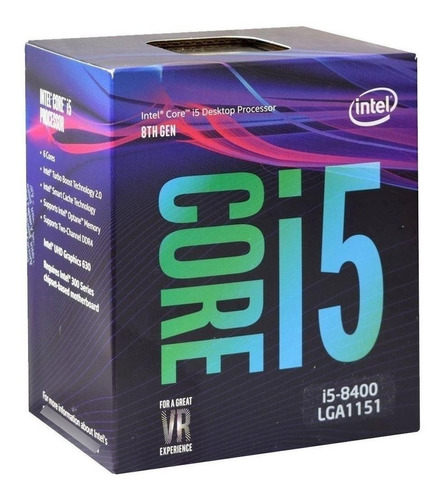 Procesador Gamer Intel Core I5-8400 Bx80684i58400 6 Núcleos