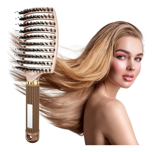 Cepillo Doble Peine Para Desenredar Cabello Masaje Capilar