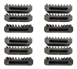 Comprar 12 Canoplas ( Garra Pneu ) P/ Cinta Cegonha Ou Guincho 50mm no Mercado Livre