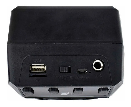 Imagen 3 de 3 de Bocina Recargable Portatil Con Bluetooth,usb,micro Sd, Luz