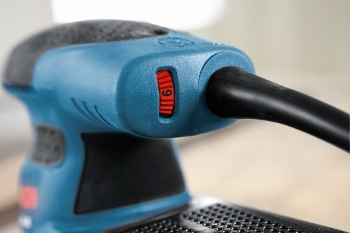 Lijadora profesional roto orbital Bosch Professional GEX 125-1 AE con sistema velcro azul 250W 127V