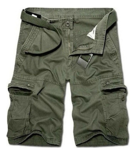 Pantalones Cortos Cargo Para Hombre, Uniforme Militar.