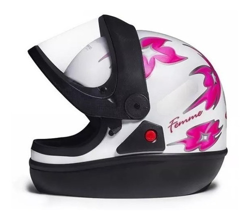 Capacete Taurus San Marino Femme Branco 58 Original