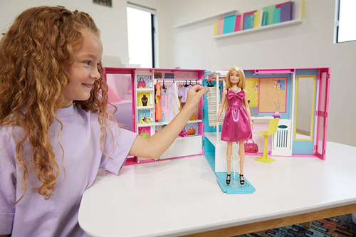 Barbie Closet De Lujo Fashionista Accesorios Y Muñeca Barbie
