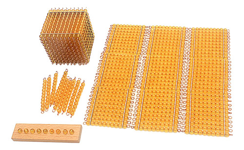 Material De Matemática De Contas, Brinquedos De Dourado