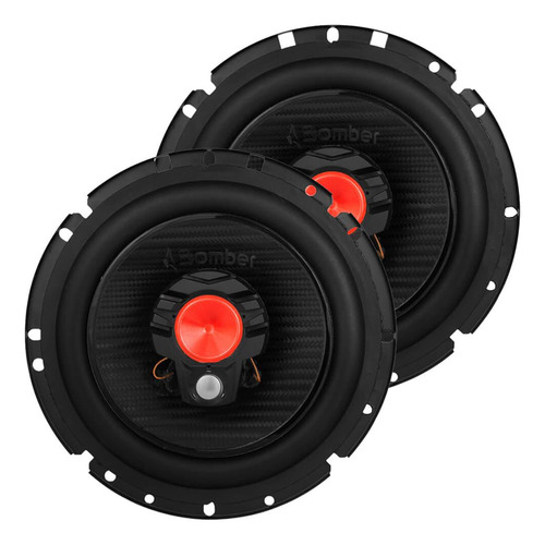 Par Alto Falante Bomber Bbr Triaxial 6  50w Rms 4 Ohms