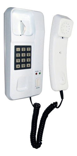 Interfon Adicional Alámbrico Para 10 Comunicaciones Commax Mfd-10am Color Blanco