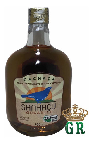 Cachaça Sanhaçu Carvalho 700 Ml Gp/pinga, Aguardente Top