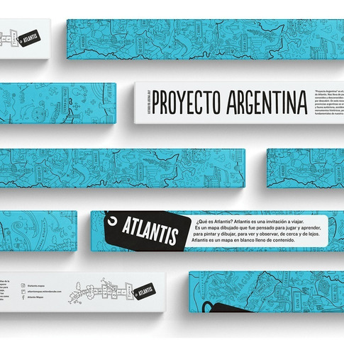 Atlantis Proyecto Argentina Mapa Gigante Para Colorear