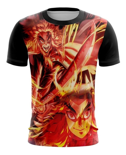 Playera Sublimada Kyojuro Rengoku Talla Extra