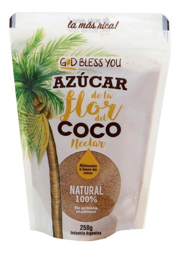 Azúcar De Coco X 250 Gs. God Bless You