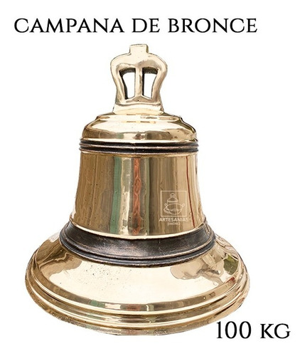 Campana De 100 Kilogramos Cobre Y Bronce, Iglesia, Capilla