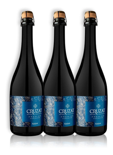 Champagne Cruzat Premier Nature Kit X3u 750ml Mendoza