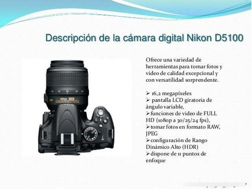 Imagen 4 de 4 de Camara Digital Réflex Nikon D5100
