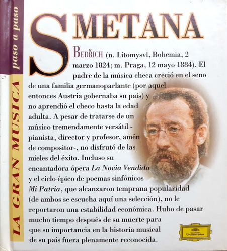 La Gran Música Paso A Paso  Smetana Libro +cd *